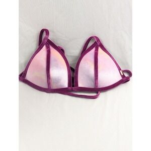 PINK by Victorias Secret‎ Womens Size Medium Halter Bikini Swim Bathing Suit Top